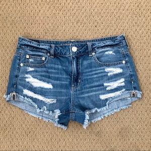 AEO Tomgirl Shortie Shorts